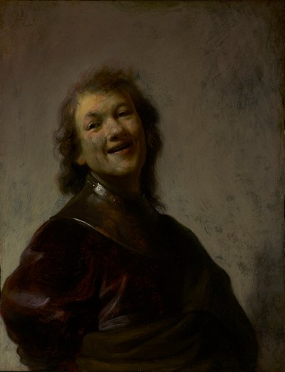 Rembrandt Laughing by Rembrandt van Rijn